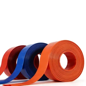 3/4 8 6 8 10 bar High Pressure PVC Lay Flat Discharge Hoses for Drip Irrigation Blue Yellow Red Hose