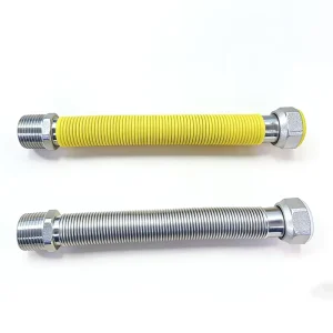 3/4 Flexible Extendable Corrugated Stainless Steel Metal Hoses 1/2 Inch Stainless Steel Hose Corrugated Extensible Hose