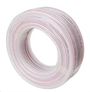 3/4 Inch Anti kink Braided PVC Hose Pipe 4 Layers Rubber 2 Lines High Pressure UV Resistant for Industrial Fluid