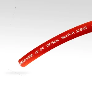 3/4 Inch Industrial Air Hose Colored Rubber Water Hose For Compressed Air Factory Construction Red Blue Yellow Green Black
