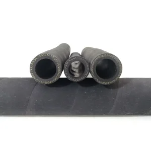 3/4 Inch Industrial Cutting High Temperature Resistance CR Black Rubber Abrasion Resistant Flexible Smooth Surface Hose
