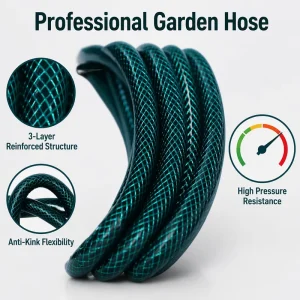 3/4 in 20M 50M 100M Garden Water Hose UV Resistance Reels 1/4 Inch 30M 4 Layer Plastic Water Hose Tubing