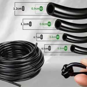 3/5mm 4/7mm 8/11mm 9/12mm PVC Agricultural Micro-Irrigation Hoses Drip Irrigation Systems Water Pipes