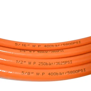 3/8 5800psi High Pressure Oil Resistant Thermoplastic Sewer Jetting Hose Model DX-6 Acid Alkali Resistant Custom Color