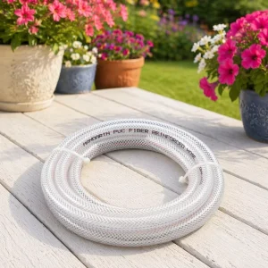3/8 Inch Lightweight High Pressure 100m Reinforced Flexible Transparent Soft Air Hose PVC Industry Use Eco Friendly Heat