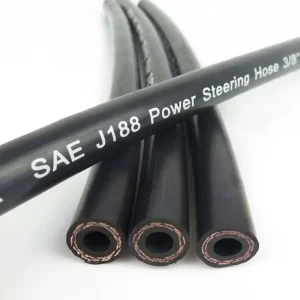 3/8 Inch SAE J188 Power Steering Hose Smooth Black Rubber for Car Truck High Pressure Cutting