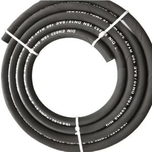3 8 Inch Steel Wire Reinforced Black NBR Rubber Fuel Dispenser Hose Oil resistant for Petroleum and Water based Media Transfer