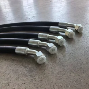 3/8″ Industrial Sae 100 R1 R2 Hydraulic High pressure Woven Air Hose Components Flexible Hydraulic Hose