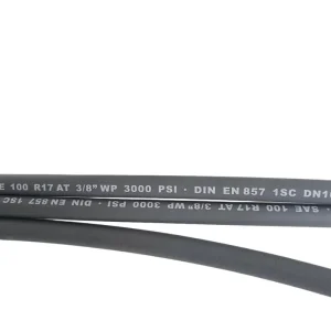 3 8″ R17 3000 PSI One Wire Hydraulic Hose SAE 100R17 Reduced OD Grey Color Private Label