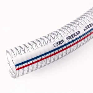 3/8 to 8 Inch PVC Water Vacuum Suction Pressure Hose with Steel Wire Spiral Factory Direct