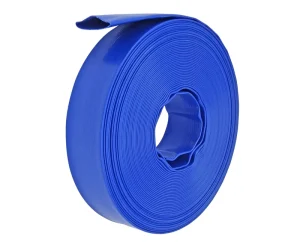 3” Blue 50 Meters 4Bar Flexible Water Delivery Pipe PVC Layflat Hose Plastic Water Discharge Hose Pipe
