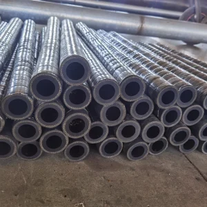 3″ Durable Rubber Sand Blasting Hose High Wear Resistance Sandblast Suction Discharge Hose Custom Cut