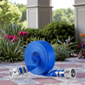 3 Inch 100m High Pressure Plastic PVC Layflat Hose 6 bar Irrigation Discharge for Agricultural Use