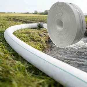 3 Inch 100m PE High Strength Woven Hose 6 Bar Reinforced Grade Hose for Agricultural Irrigation System