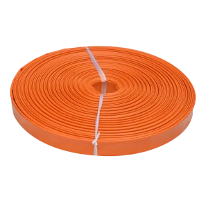 3 Inch 50m Orange Lay Flat Rubber Hose with ABS Coupling for Agricultural Irrigation