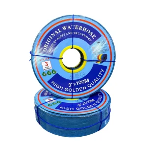 3 Inch PVC Lay Flat Irrigation Hose Lightweight Flexible High Pressure for Farm Watering