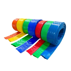 3 Inch PVC Layflat High Pressure Water Hose 10-100m for Irrigation Water Discharge Cutting Lightweight Good Quality