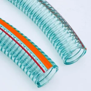 3 Inch PVC Reinforced Flexible Spring Steel Wire Water Suction Hose Pipe