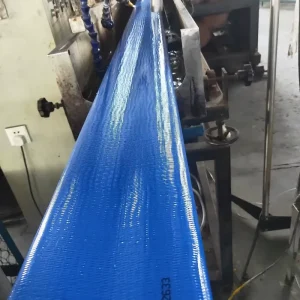 3 Inch X 100 Meters 75mm Blue PVC Layflat Water Discharge Hose Agriculture Construction Mining Firefighting Industrial Use