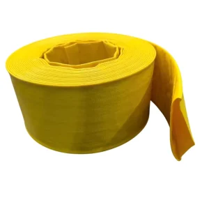 3 Inch Yellow PVC High Pressure Lay Flat Hose for Agricultural Irrigation Flexible Water Delivery Pipe