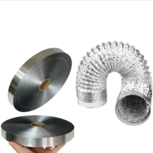3 Layers Composited Aluminum Foil Duct Steel Wire Reinforced Flexible Industrial Grade Ventilation Hose for Smoke Exhaust Dryer