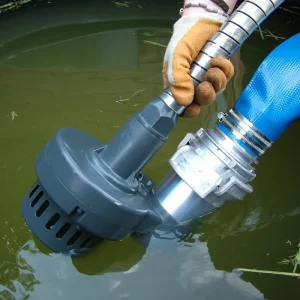 3″ X 10M Agricultural Irrigation Flexible Pump Discharge PVC Lay Flat Water Hose With Aluminum Fittings