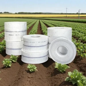 3″x150m Lettuce/Cabbage PE Woven Lay Flat Hose 20cm Bed Spacing Snail Proof