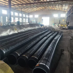 300mm EPDM Wear Resistant Flanged High Pressure Rubber Hose High Temperature Resistance for Agriculture Customizable Cutting