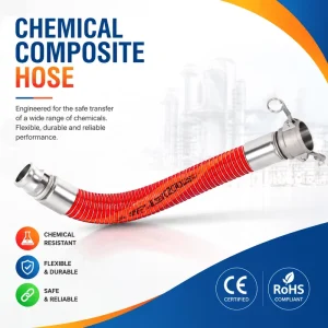 30~120℃ Solvent and Oil Product Conveying Multi layer Composite Hose Chemical Liquid Pressure Conveying Hose