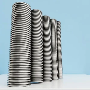 304 316 Stainless Steel Corrugated Flexible Braided Bellows Metal Hose for Industrial Steam Pipeline
