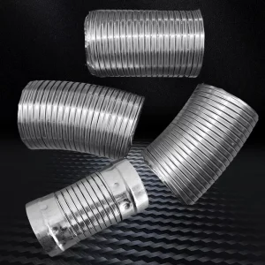 304 316 Stainless Steel Corrugated Pipe Interlocking Joint Metal Hose Customizable