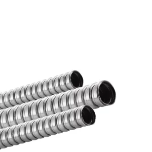304 316 Stainless Steel Flexible Corrugated Conduits Metal Hose 1/2 ISO Certified 0.22-0.3mm Thickness 100