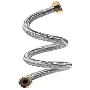 304 Corrugated Stainless Steel Tube Durable Flexible Metal Kitchen Water Hose EPDM Material for Kitchen Use