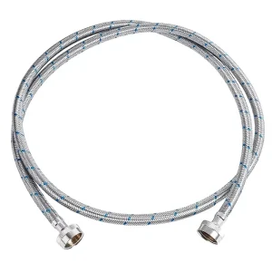 304 Stainless Steel Braided Faucet Hose Hot Cold Water Supply Connector Flexible Leakproof Hose
