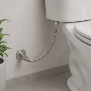 304 Stainless Steel Braided Flexible Water Hose Male Female Thread Explosion Proof Leak Proof for Toilet Faucet Water Heater