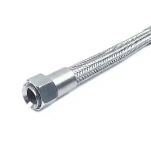 304 Stainless Steel Corrugated Metal Hose Industrial Steam Oil Water Pipes High Temperature High Pressure Braided Steel Wire Hex