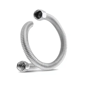 304 Stainless Steel Corrugated Pipe for Water Heater Toilet Connection Braided Metal Inlet Hose High