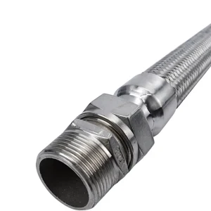 304 Stainless Steel Corrugated Tube Hose Steel Wire Braid Tube Metal Industrial High Temperature Explosion proof