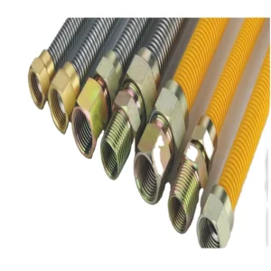 304 Stainless Steel Flexible Corrugated Gas Hose Connector Kitchen Use Modern Design CSA Certification