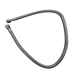 304 Stainless Steel Forged Flexible Hose Helical Corrugated Bendable Smooth Surface Water Hose with Hexagon Head DN15mm
