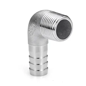 304 Stainless Steel Male threaded Tower style 90 Elbow Straight angle External Thread Fitting Thickened Wall Water Pipes Hoses