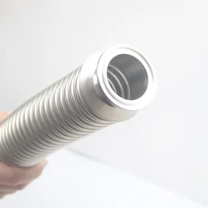 304 Stainless Steel Sanitary Quick-installation Corrugated Pipe Clamp Steel Wire Braided Mesh Hose Fitting