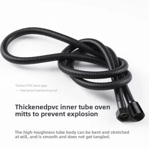 304 Stainless Steel Shower Hose with Universal Interface Shower Head and Water Heater Outlet Pipe