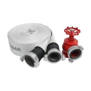 30meter Fire Fighting Hose 1.5inch 100ft Fireman Attack Water Pipe White