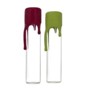 30ml Custom Logo Printing Odor proof PET Plastic Storage Tubes with CR Silicone Screw Caps for Dry Flower