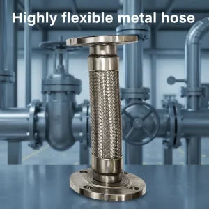 316L High Pressure Seawater Resistant 1/2 Inch Forged Metal Hose Wave Tube Flexible Connection for Water Heater