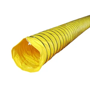 32 Inch PVC Air Duct and PVC Flexible Duct Anti Bacterial 100% Polyester Customized Pvc Coated Ducting