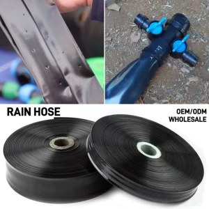32MM Plastic Rain Hose for Micro Spray Water Irrigation China Factory Laser Spray Rain Pipe for OEM ODM