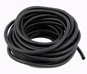 32mm Black PVC Outdoor Flexible Corrugated Conduit Pipe Hose MD HD UV Resistant Conduits & Fittings