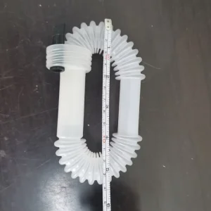 38mm PE Flexible Spout Hose Fuel Gasoline Oil Delivery Corrugated Plastic Telescopic Tube Bottle Use 39cm